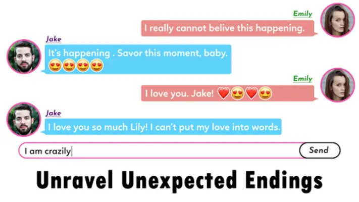 Love Story Chat Texting Games android App screenshot 0